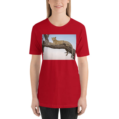 Classic Crew Neck Tee - Leopard Sunset - Ronz-Design-Unique-Apparel