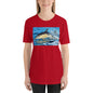 Classic Crew Neck Tee - Dolphin Splash - Ronz-Design-Unique-Apparel