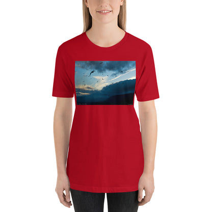 Classic Crew Neck Tee - Bird Storm - Ronz-Design-Unique-Apparel