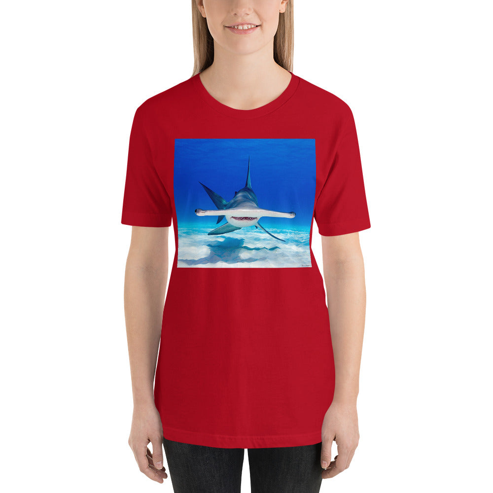 Classic Crew Neck Tee - Hammerhead Dead Ahead - Ronz-Design-Unique-Apparel