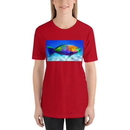 Classic Crew Neck Tee - Parrot Fish - Ronz-Design-Unique-Apparel