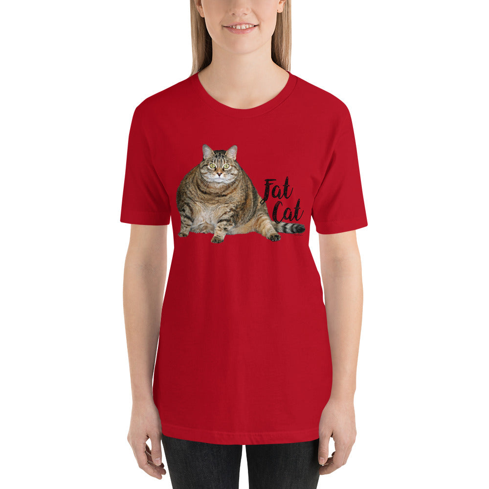 Classic Crew Neck Tee - Fat Cat - Ronz-Design-Unique-Apparel