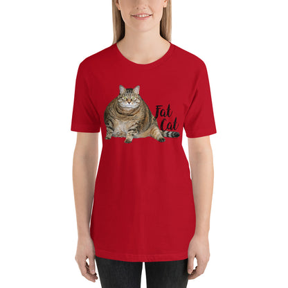 Classic Crew Neck Tee - Fat Cat - Ronz-Design-Unique-Apparel