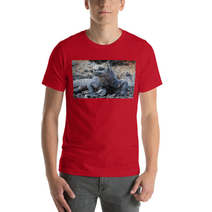 Classic Crew Neck Tee - Galapagos Marine Iguana - Ronz-Design-Unique-Apparel
