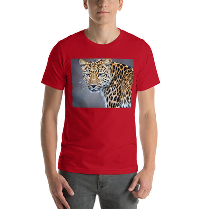Classic Crew Neck Tee - Blue Eyed Leopard - Ronz-Design-Unique-Apparel