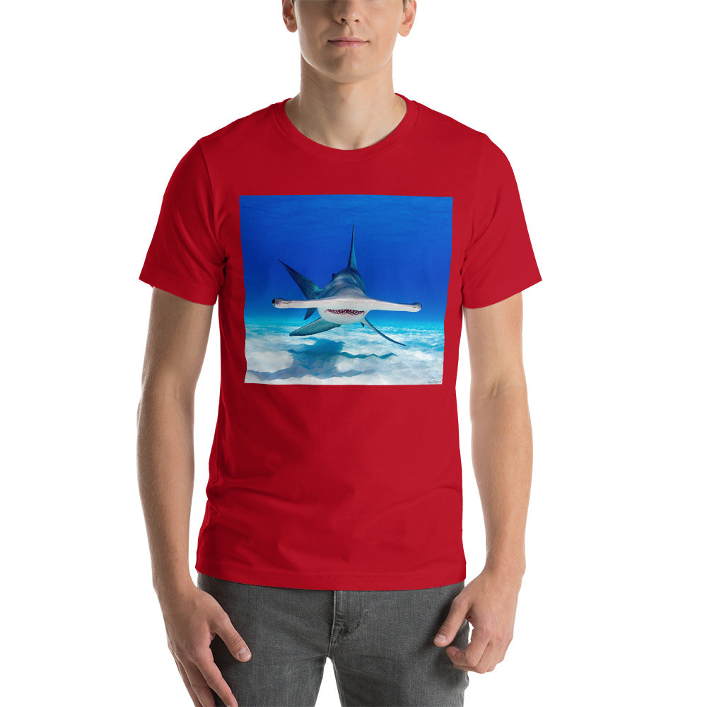 Classic Crew Neck Tee - Hammerhead Dead Ahead - Ronz-Design-Unique-Apparel