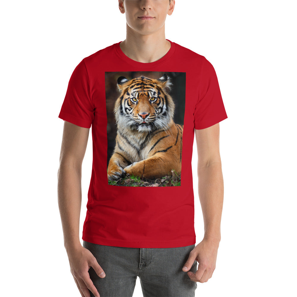 Classic Crew Neck Tee - Big Tiger - Ronz-Design-Unique-Apparel