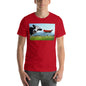 Classic Crew Neck Tee - Cow & Super Dog - Ronz-Design-Unique-Apparel