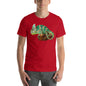 Classic Crew Neck Tee - Green Vailed Chameleon - Ronz-Design-Unique-Apparel