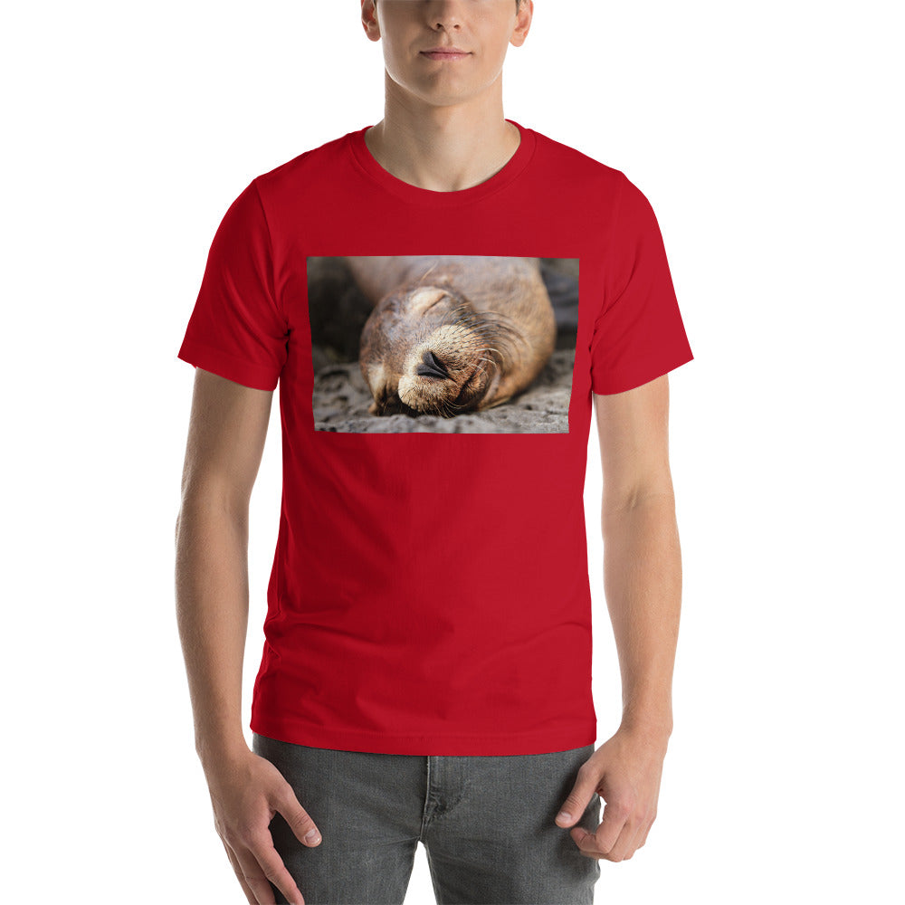 Classic Crew Neck Tee - Snoring Sound - Ronz-Design-Unique-Apparel