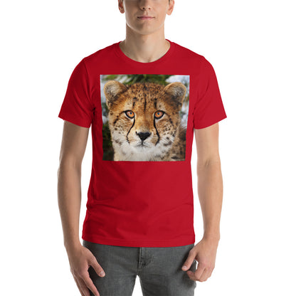 Classic Crew Neck Tee - Cheetah Stare - Ronz-Design-Unique-Apparel