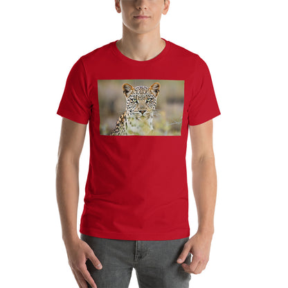 Classic Crew Neck Tee - Green Eyed Leopard - Ronz-Design-Unique-Apparel