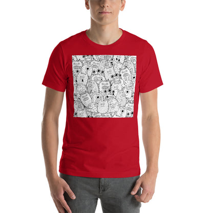 Classic Crew Neck Tee - Monsters - Ronz-Design-Unique-Apparel