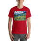 Classic Crew Neck Tee - van Gogh: Mountainous Landscape Behind St-Paul Hospital - Ronz-Design-Unique-Apparel