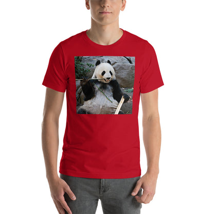 Classic Crew Neck Tee - Bamboo Panda - Ronz-Design-Unique-Apparel