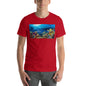 Classic Crew Neck Tee - Ocean Landscape - Ronz-Design-Unique-Apparel