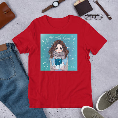 Everyday Elegant Tee - Coffee with Snow