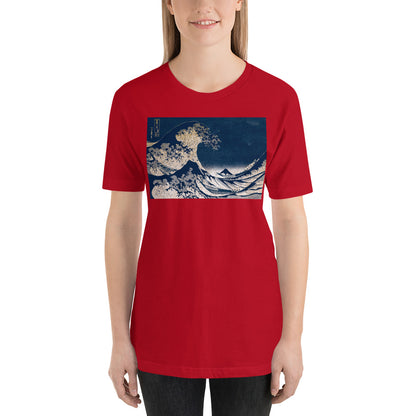 Premium Soft Crew Neck - Hokusai: Great Waves of Kanagawa Remix