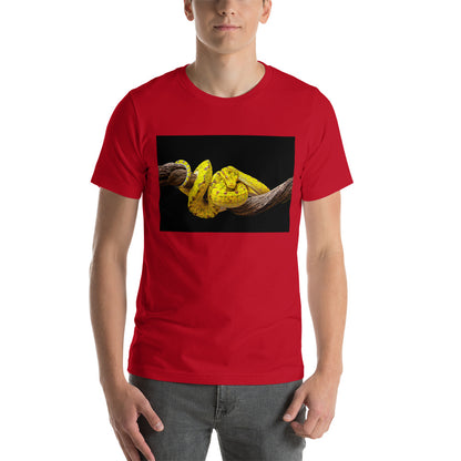 Premium Soft Crew Neck - Yellow Green Tree Python