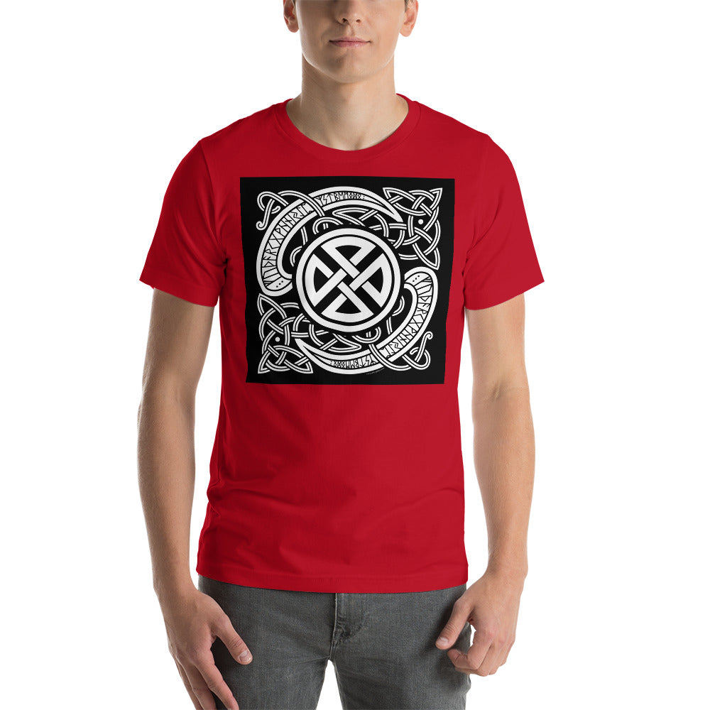 Premium Soft Crew Neck - Viking Runes & Celtic Knot Design