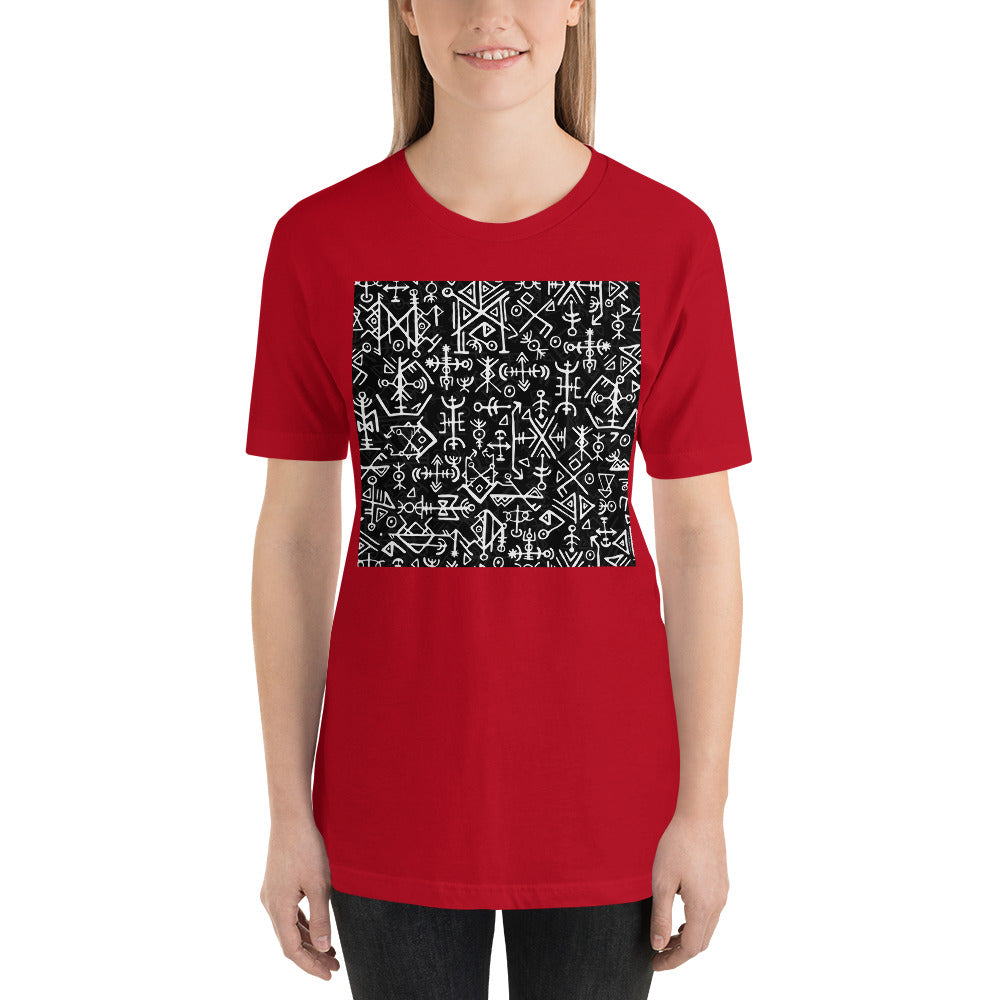 Everyday Elegant Tee - Runic Magic Hand Symbols