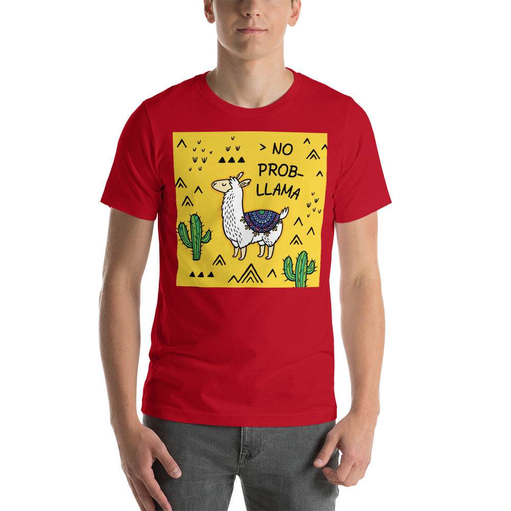 Classic Crew Neck Tee - NO PROB-LLAMA