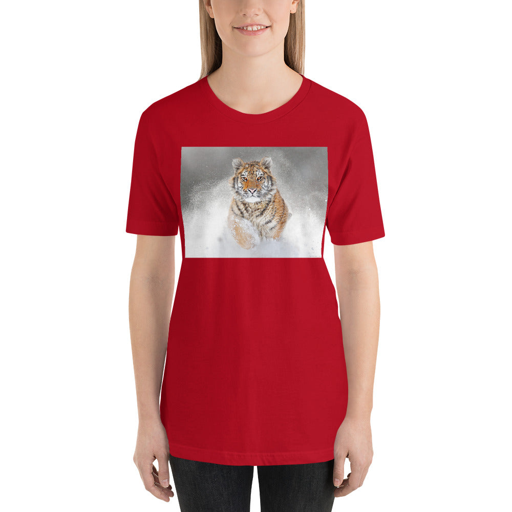 Everyday Elegant Tee - Tiger In Snow