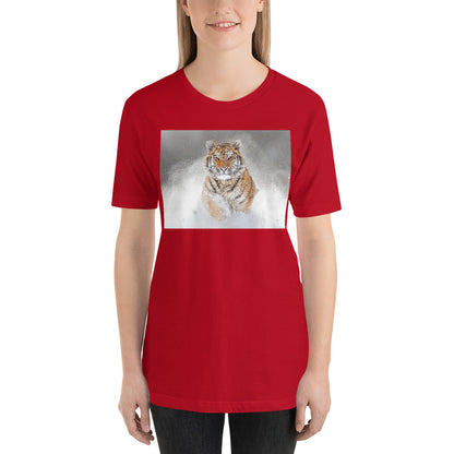 Everyday Elegant Tee - Tiger In Snow