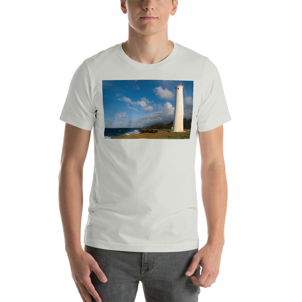 Classic Crew Neck Tee - North Point Light House, The Big Island - Ronz-Design-Unique-Apparel