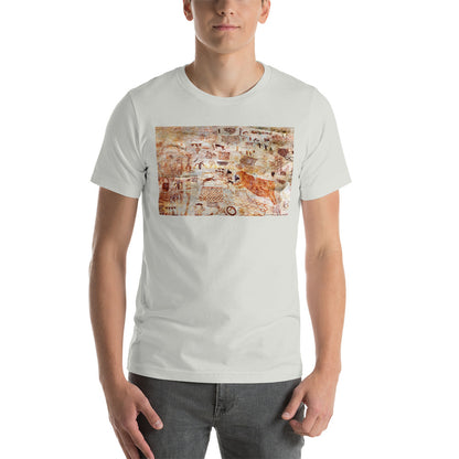 Classic Crew Neck Tee - Columbian Rock Art - Ronz-Design-Unique-Apparel