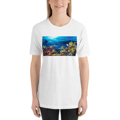Classic Crew Neck Tee - Tropical Fish - Ronz-Design-Unique-Apparel