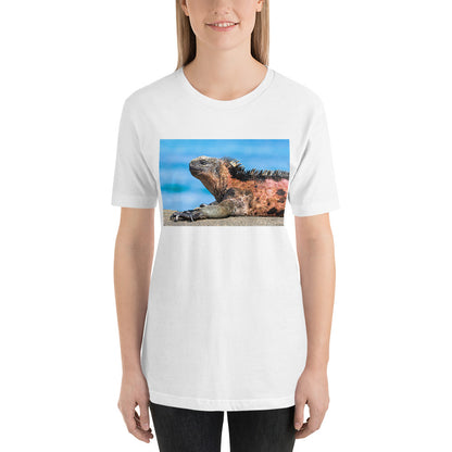 Classic Crew Neck Tee - Galápagos Marine Iguana - Ronz-Design-Unique-Apparel