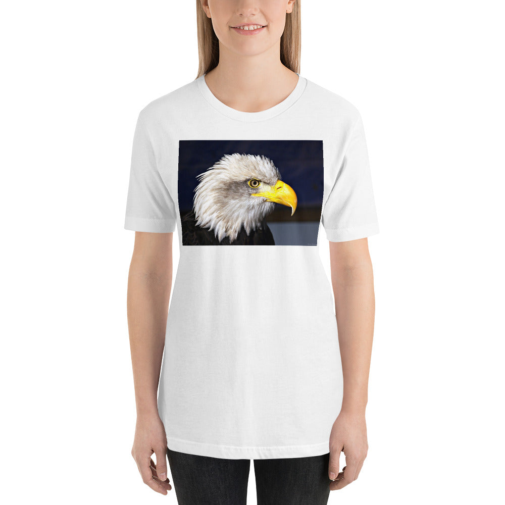 Classic Crew Neck Tee - Bald Eagle - Ronz-Design-Unique-Apparel