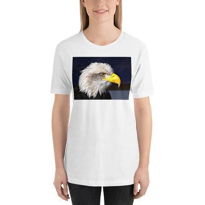 Classic Crew Neck Tee - Bald Eagle - Ronz-Design-Unique-Apparel
