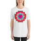 Classic Crew Neck Tee - Red Yantra - Ronz-Design-Unique-Apparel