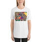 Classic Crew Neck Tee - Abstract with Purple - Ronz-Design-Unique-Apparel
