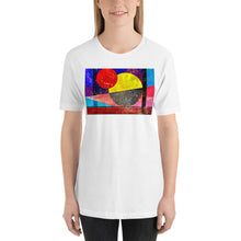 Load image into Gallery viewer, Classic Crew Neck Tee - Abstract Red Moon - Ronz-Design-Unique-Apparel
