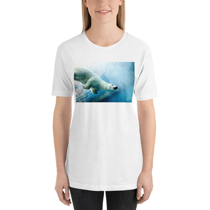 Classic Crew Neck Tee - Polar Bear Paddle - Ronz-Design-Unique-Apparel