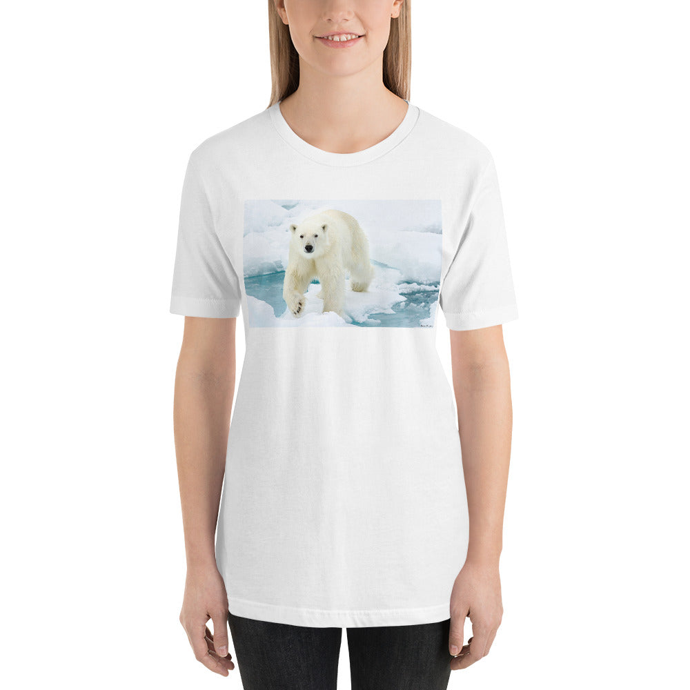 Classic Crew Neck Tee - Polar Bear - Ronz-Design-Unique-Apparel