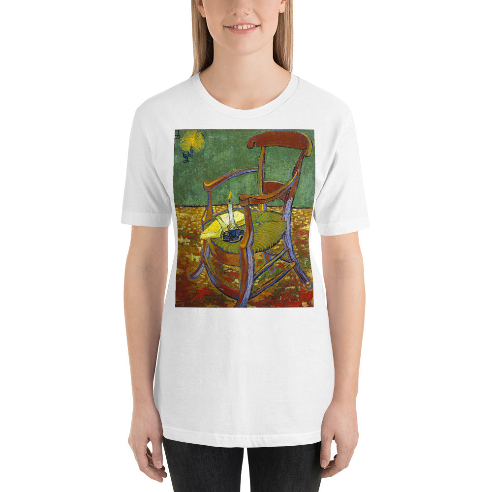 Classic Crew Neck Tee - van Gogh: Paul Gauguin's Armchair - Ronz-Design-Unique-Apparel