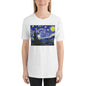 Classic Crew Neck Tee - van Gogh: The Starry Night - Ronz-Design-Unique-Apparel
