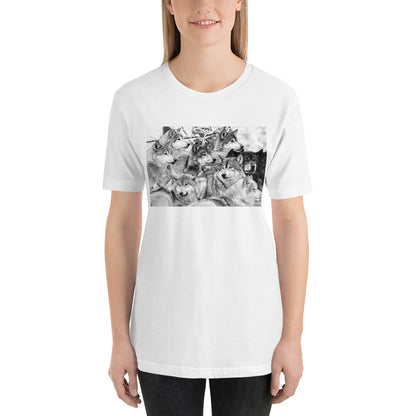 Classic Crew Neck Tee - Wolf Pack - Ronz-Design-Unique-Apparel