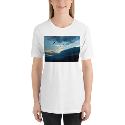 Classic Crew Neck Tee - Bird Storm - Ronz-Design-Unique-Apparel