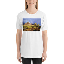Load image into Gallery viewer, Classic Crew Neck Tee - Rainbow In The Desert - Ronz-Design-Unique-Apparel
