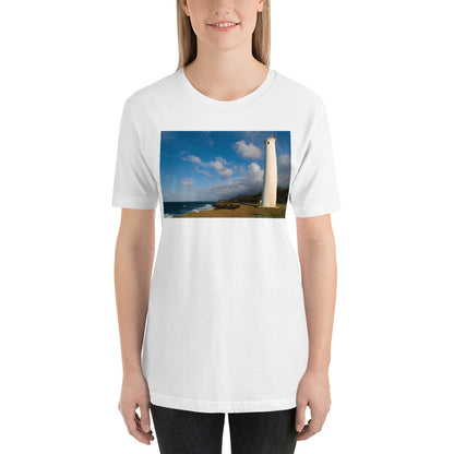 Classic Crew Neck Tee - North Point Lighthouse, The Big Island, Hawaii - Ronz-Design-Unique-Apparel