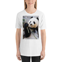 Load image into Gallery viewer, Classic Crew Neck Tee - Happy Panda #2 - Ronz-Design-Unique-Apparel
