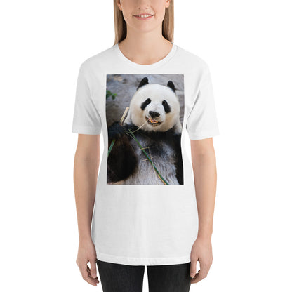 Classic Crew Neck Tee - Happy Panda - Ronz-Design-Unique-Apparel
