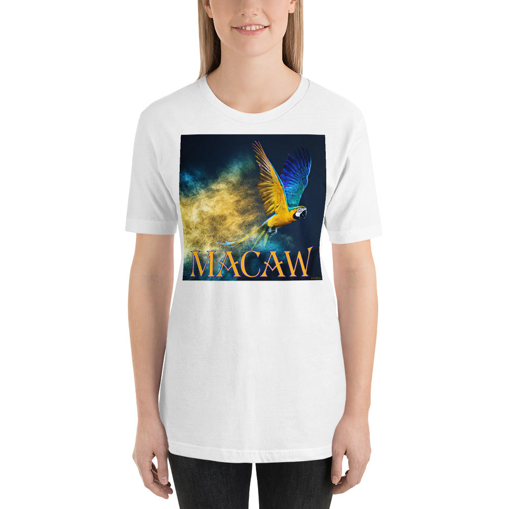 Classic Crew Neck Tee - Macaw - Ronz-Design-Unique-Apparel