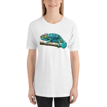 Load image into Gallery viewer, Classic Crew Neck Tee - Blue Striped Panther - Ronz-Design-Unique-Apparel
