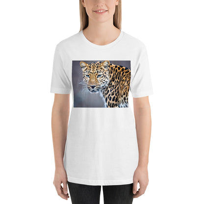Classic Crew Neck Tee - Blue Eyed Leopard - Ronz-Design-Unique-Apparel